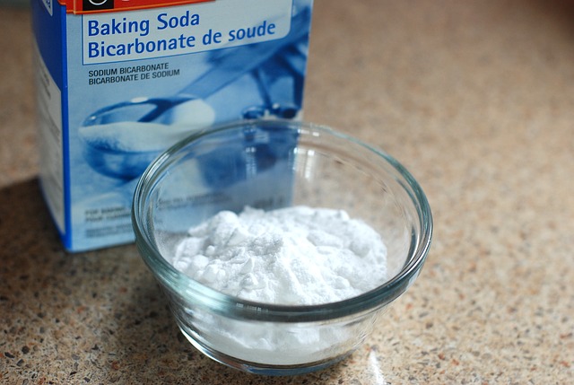 Baking soda in a bowl
